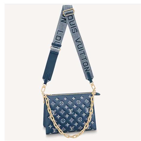 navy lv bag|louis vuitton blue jean bag.